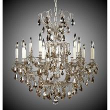 American Brass And Crystal CH7033-ASGT-01G-ST - 10+5 Light Parisian