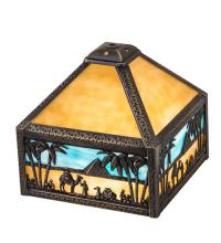  10801 - 9" Square Camel Shade