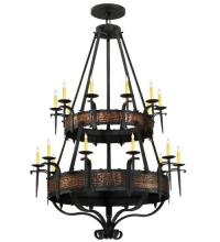  110205 - 48"W Costello 20 LT Two Tier Chandelier