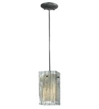  111349 - 5"Sq Metro Fusion Branches Quadrato Mini Pendant