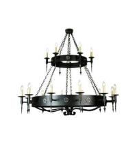  111559 - 60" Wide Warwick 18 Light Two Tier Chandelier