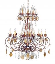  115456 - 42" Wide Minuet 16 Light Chandelier