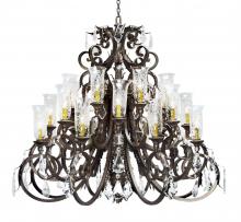  119766 - 54" Wide Serratina Chandelier