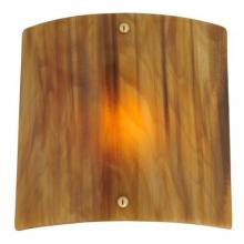  119966 - 11"W Metro Fusion Marble Glass Panel Wall Sconce