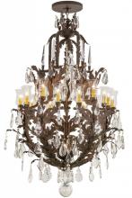  120332 - 40"W French Baroque 16 LT Chandelier