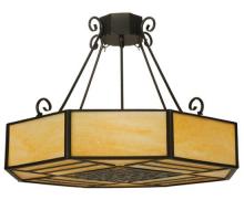  123527 - 32.25"W Lakeside Semi-Flushmount