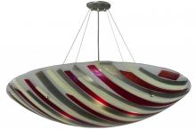  140260 - 35.25"W Metro Fusion Jubilee Glass Inverted Pendant