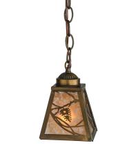  147452 - 5"Sq Whispering Pines Mini Pendant