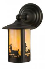  147778 - 6"W Fulton Deer Creek Solid Mount Wall Sconce