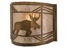  148035 - 11"W Lone Moose Wall Sconce