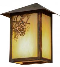  154453 - 6.5"W Seneca Winter Pine Wall Sconce