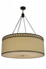  154651 - 42"W Cilindro Circle X Textrene Pendant