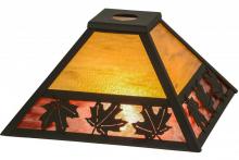  155314 - 13"Sq Maple Leaf Shade