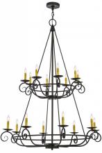  156129 - 45"W Estrella 16 LT Two Tier Chandelier