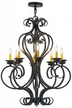  156713 - 28"W Fernando 8 LT Chandelier