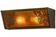  158331 - 16"W Winter Pine Vanity Light