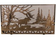  160770 - 63"W X 35"H Moose Creek Fireplace Screen