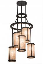  167555 - 24"W Cartier 6 LT Chandelier