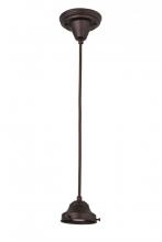  168508 - 4"W Revival Mahogany Bronze 1 LT Pendant Hardware