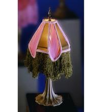  17541 - 20" High Fabric with Fringe Mini Lamp