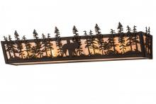  177867 - 30"W Lone Moose Vanity Light