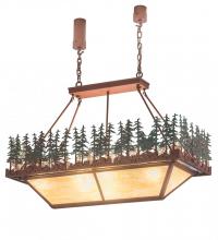  181807 - 42" Pine Lake Oblong Inverted Pendant