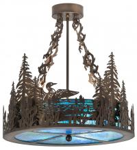  185846 - 20" Wide Loon Semi-flush Mount