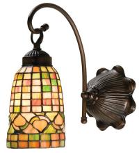  18650 - 6"W Tiffany Acorn Wall Sconce