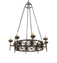  195754 - 42" Wide Majella 8 Light Chandelier