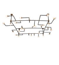  202059 - 160" Long PipeDream 28 Light Chandelier