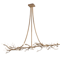  203772 - 72" Long Winter Solstice Budding Chandelier