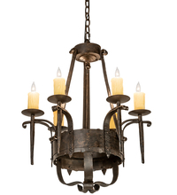  204205 - 24" Wide Costello 6 Light Chandelier