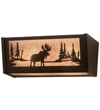  205094 - 16" Wide Moose at Lake Vanity Light