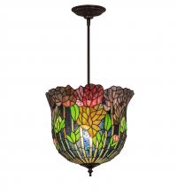  217493 - 14" Wide Tiffany Honey Locust Pendant