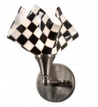  219280 - 8" Wide Handkerchief Grand Prix Wall Sconce