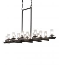  228332 - 72" Long Dante 16 Light Oblong Chandelier