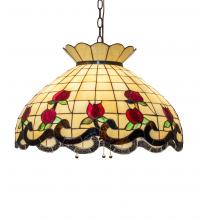  232772 - 23" Wide Roseborder Pendant