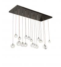  235553 - 80" Long Alva Orb 18 Light Cascading Chandelier