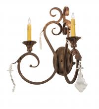  242115 - 19" Wide Josephine 2 Light Wall Sconce