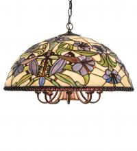  246673 - 22" Wide Nouveau Lily Pendant