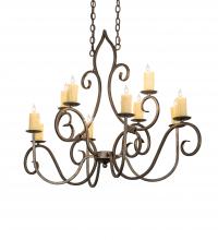  247230 - 48" Long Clifton 10 Light Oblong Chandelier