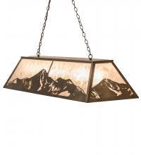  249972 - 61" Long Mountain Range Oblong Pendant