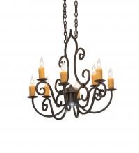  252470 - 36" Long Clifton 8 Light Chandelier