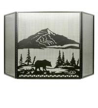  31616 - 69"W X 42"H Bear Creek Fireplace Screen