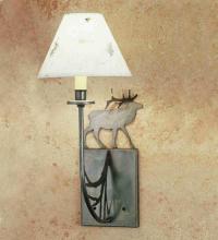  47762 - 8" Wide Lone Elk Wall Sconce