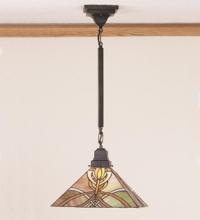  49146 - 13"Sq Glasgow Bungalow Pendant.609