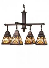  66523 - 26"W NUEVO Mission 4 LT Chandelier