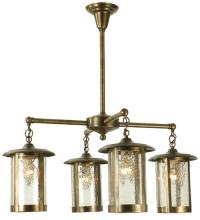  81058 - 31"W Fulton Grapes 4 LT Chandelier