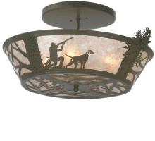  81915 - 25"W Quail Hunter W/Dog Flushmount