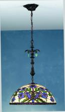  82121 - 22" Wide Nouveau Lily Pendant